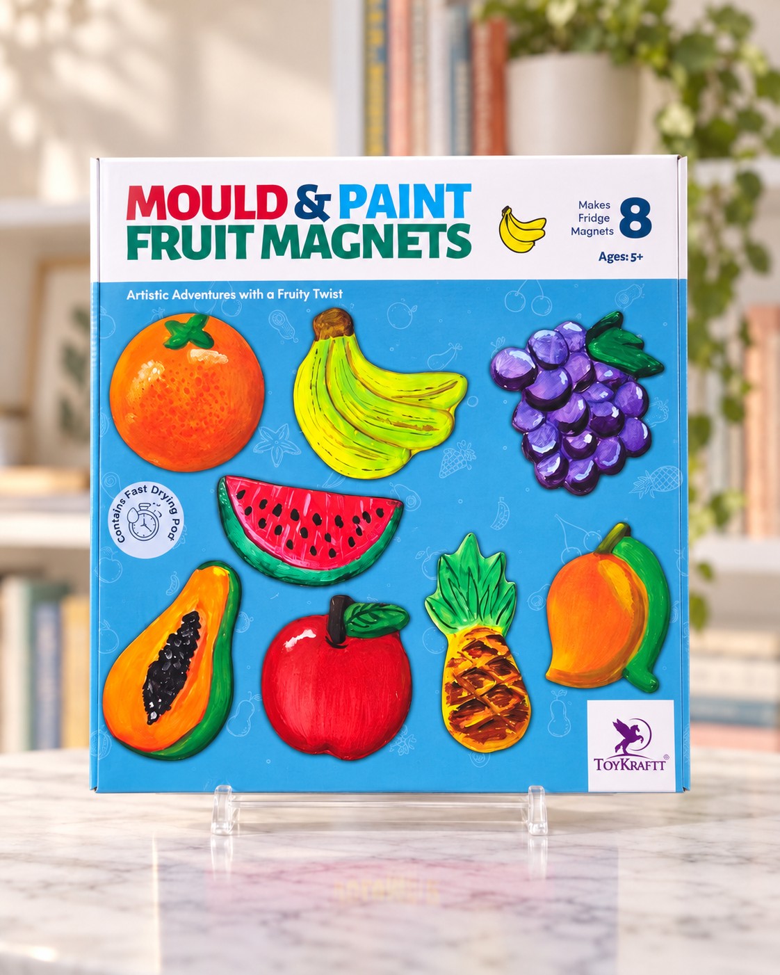 Mould & Paint Fruit Magnets