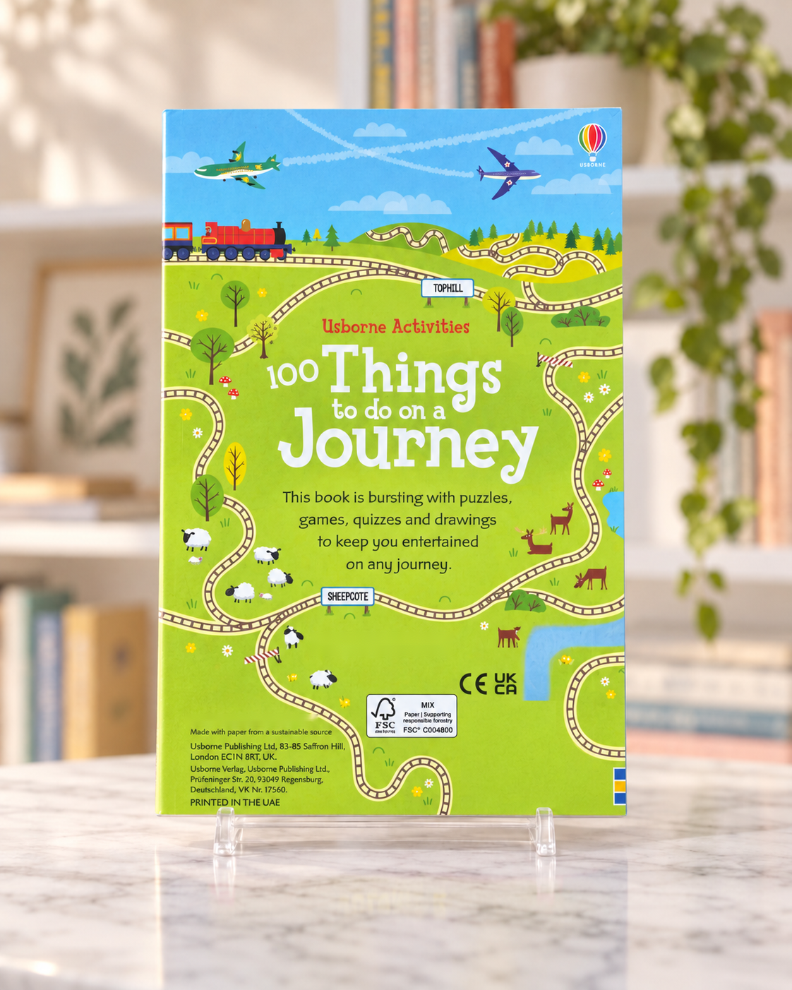 100 Things to Do on a Journey, back cover