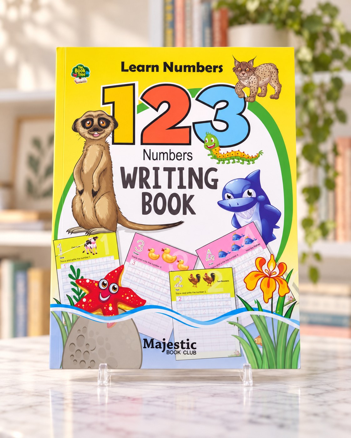 123 Numbers Writing Book, front cover