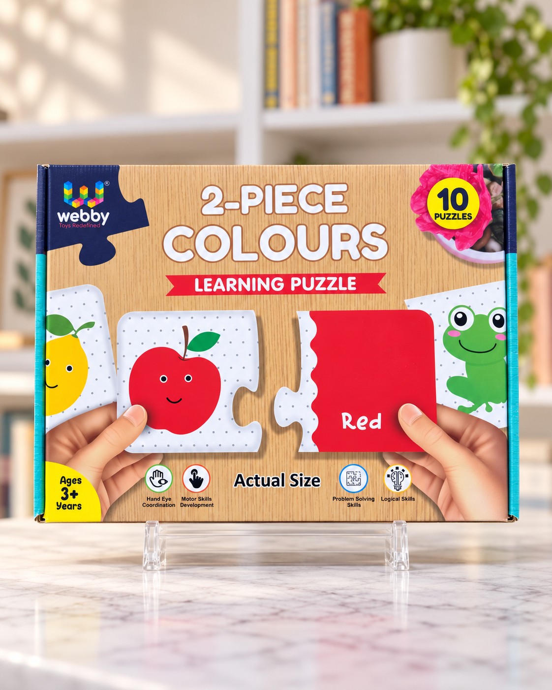 2-Piece Colours Learning Puzzle, box front