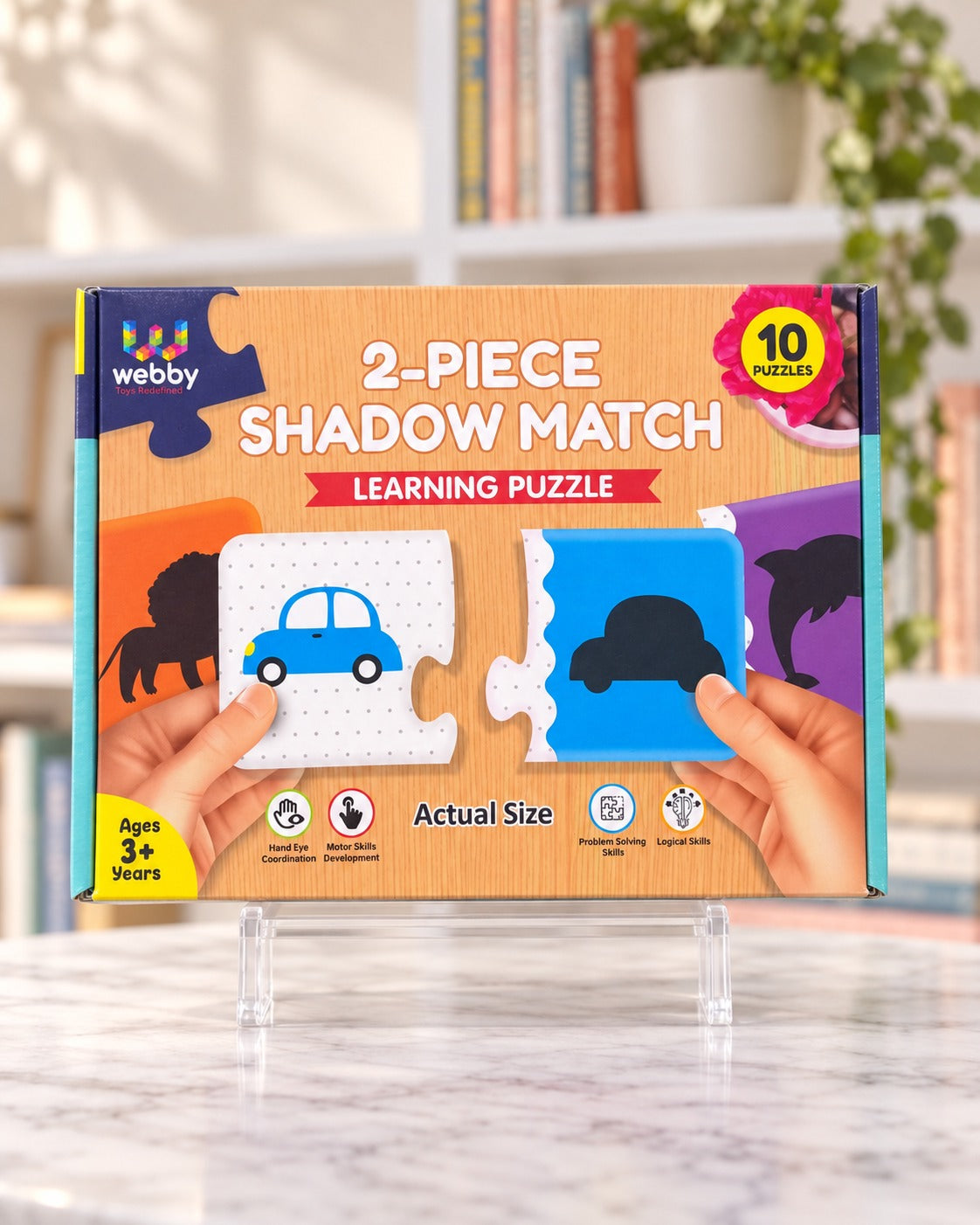 2 Piece Shadow Match Puzzle, box front