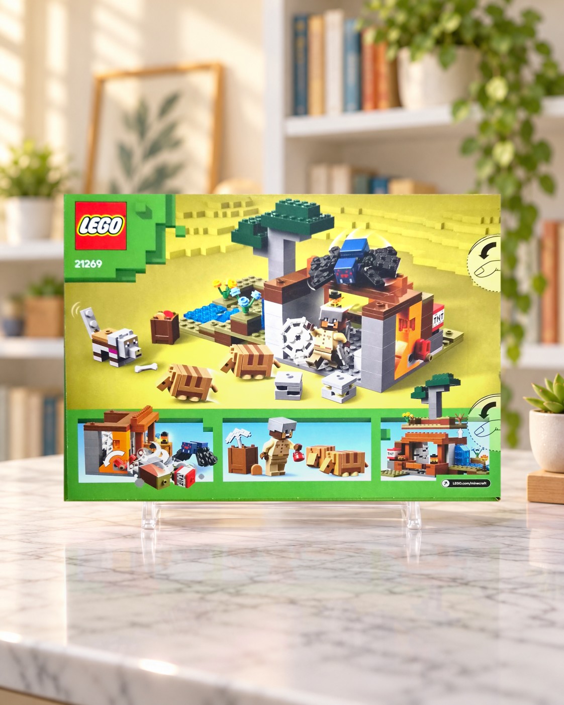 21269 Lego Minecraft The Armadillo Mine Expedition, box back