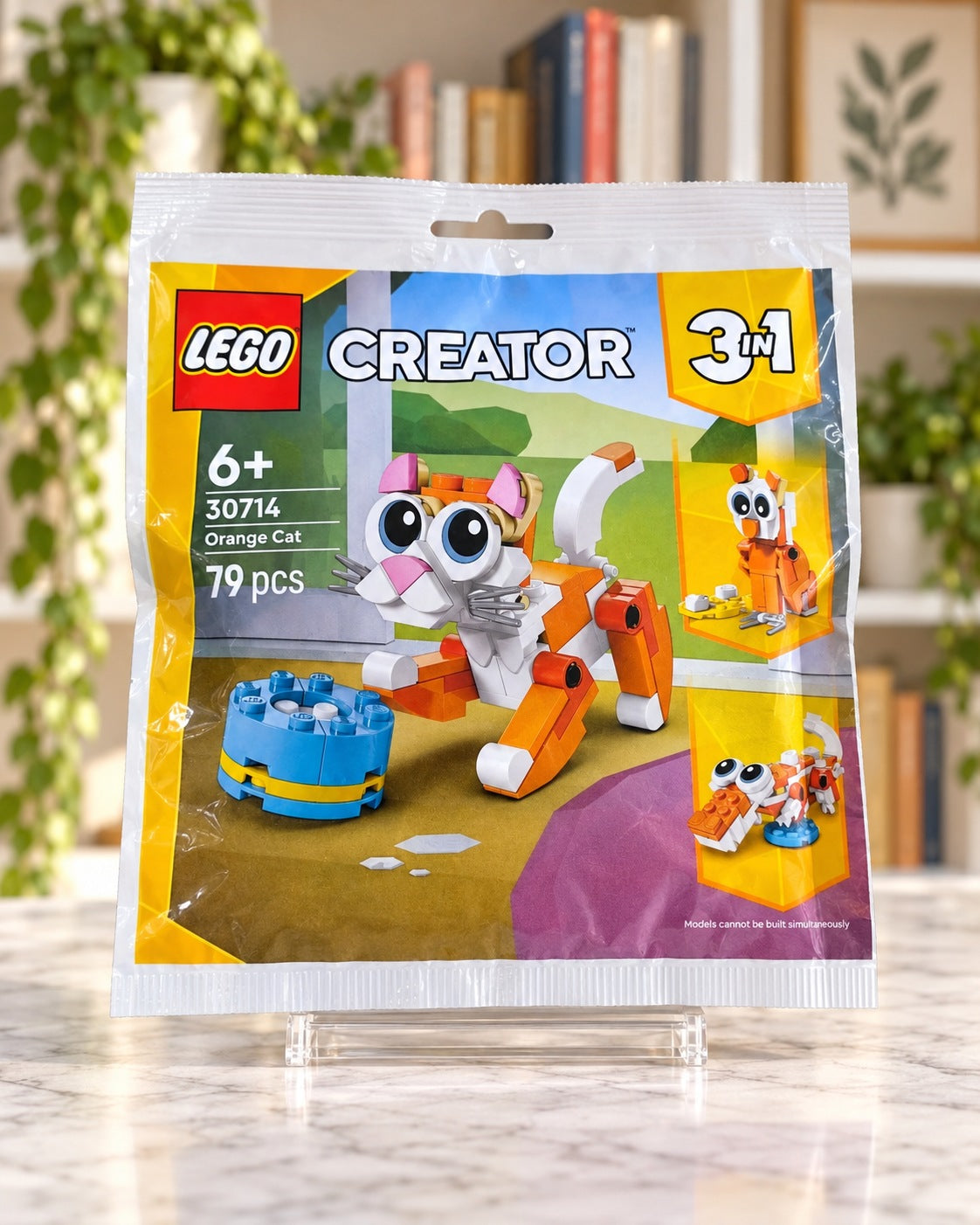 30714 Lego Creator 3in1 Orange Cat Pouch, front