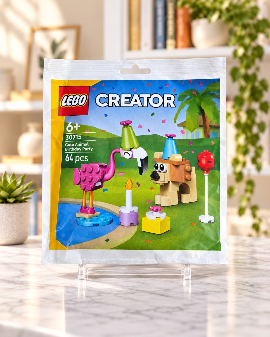 30715 Lego Creator Cute Animal Birthday Party Pouch, front
