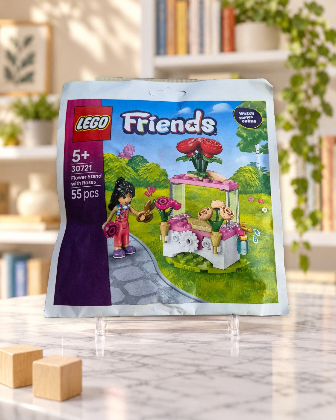 30721 Lego Friends Flower Stand with Roses Pouch, front