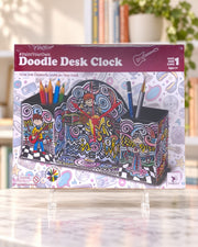 Doodle Desk Clock - Paint Your Own, box front
