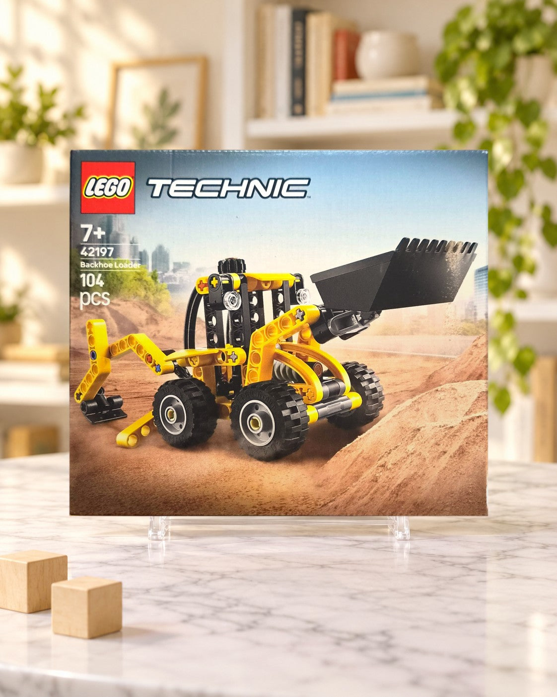 42197 Lego Technic Backhoe Loader, box front