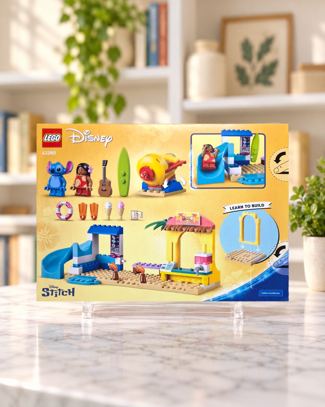 43280 Lego Disney Beach Fun with Lilo & Stitch, box back