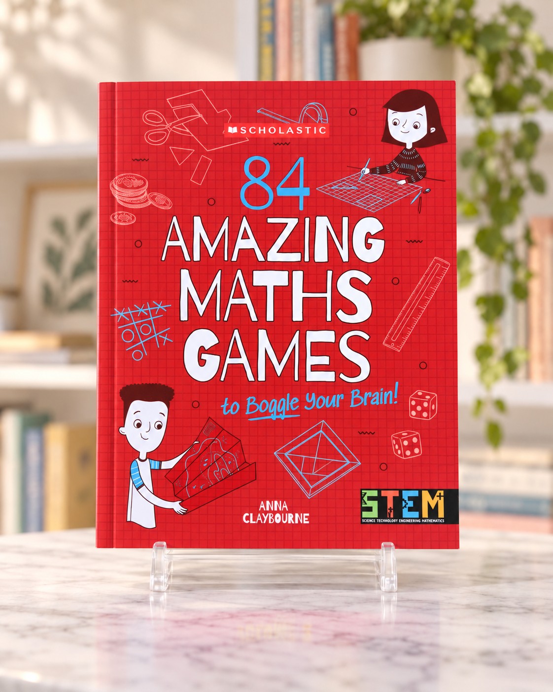 84 Amazing Maths Games to Boggle Your Brain!, front cover