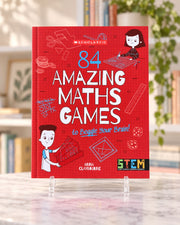 84 Amazing Maths Games to Boggle Your Brain!, front cover