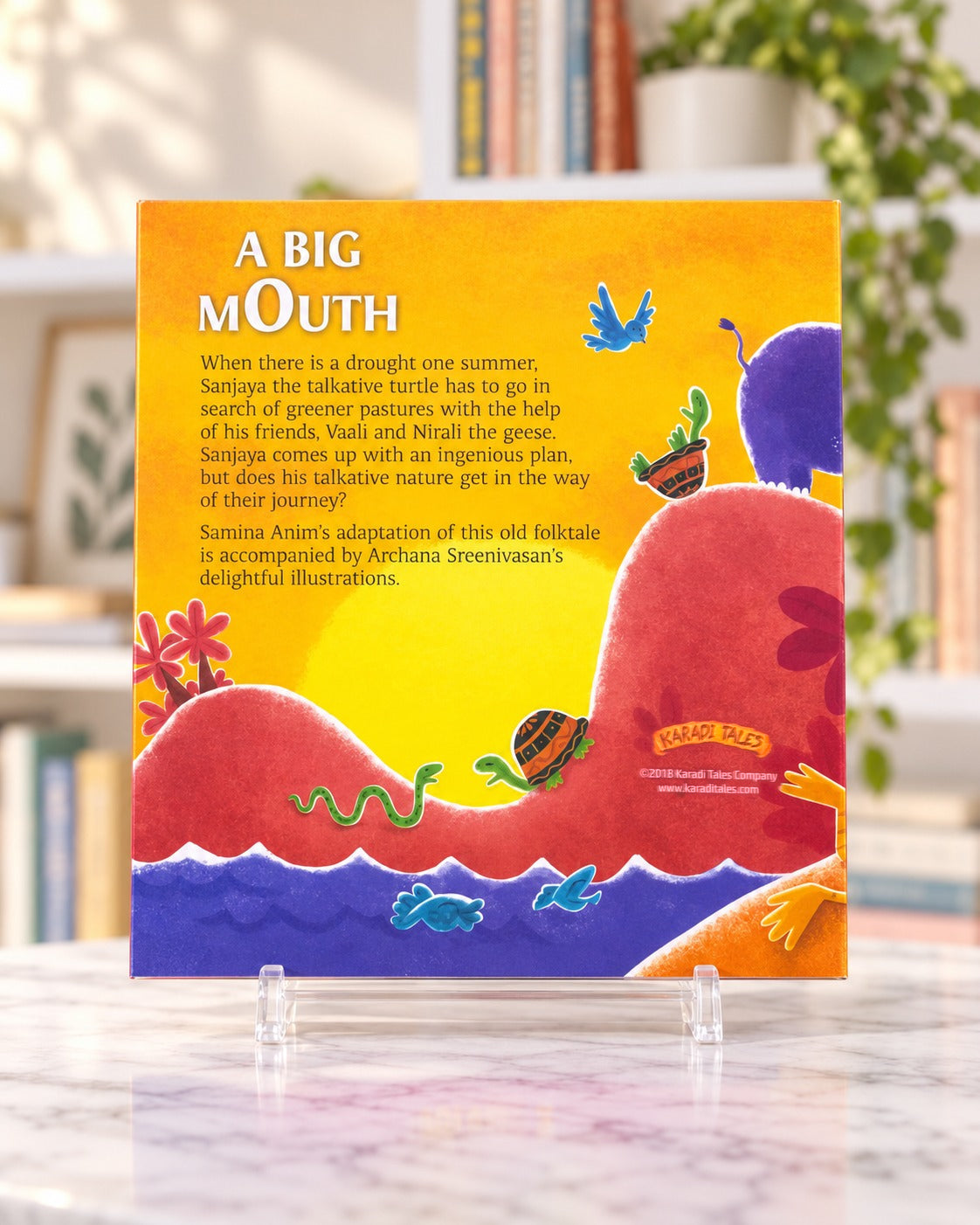 A Big Mouth, back cover