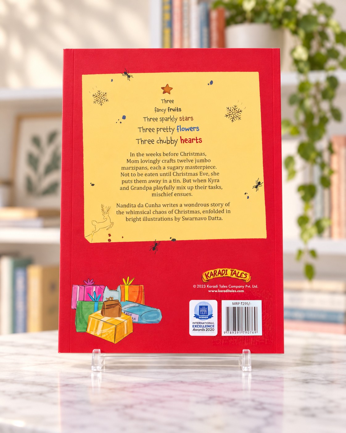 A Bite Before Christmas, back cover