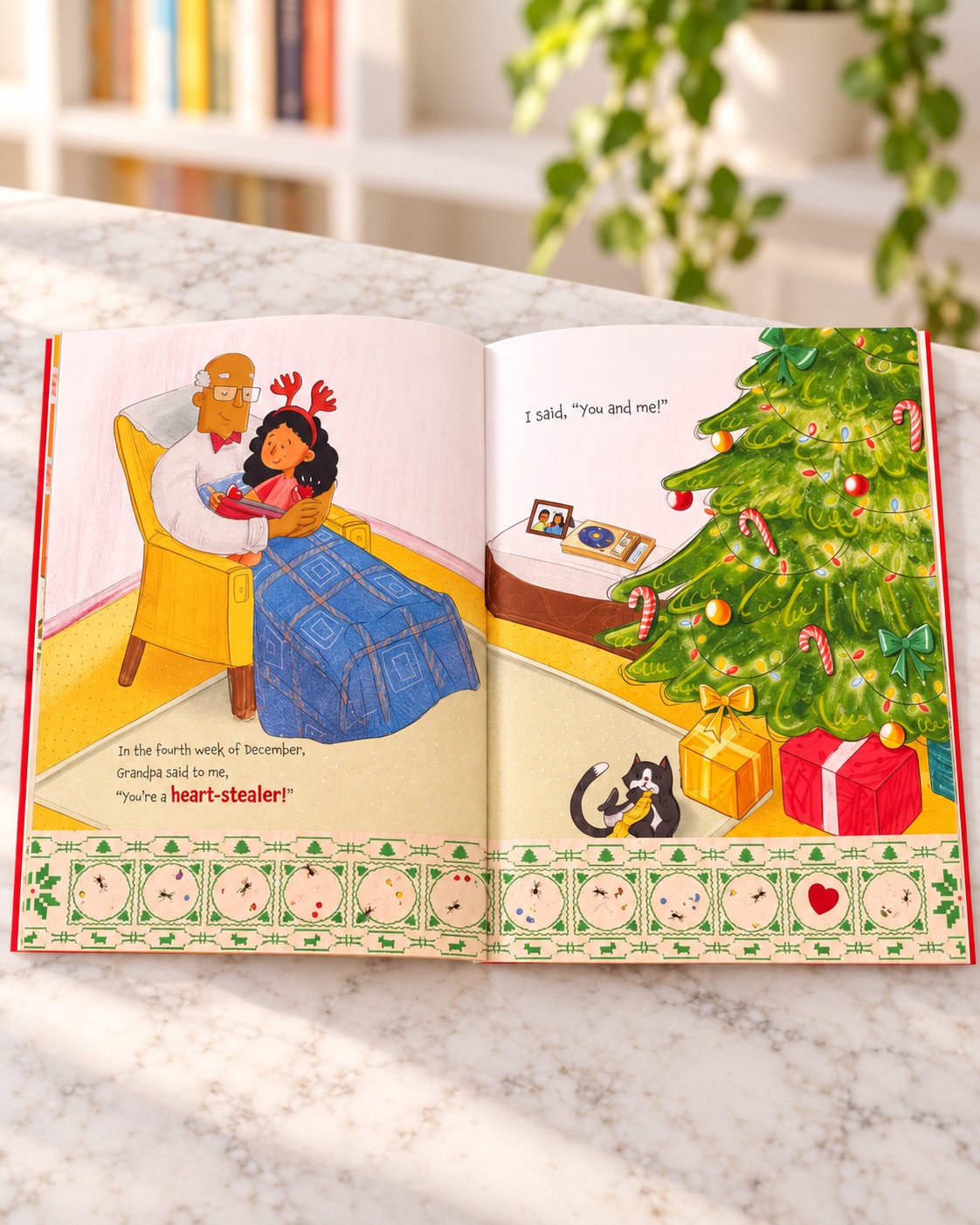 A Bite Before Christmas, inside pages