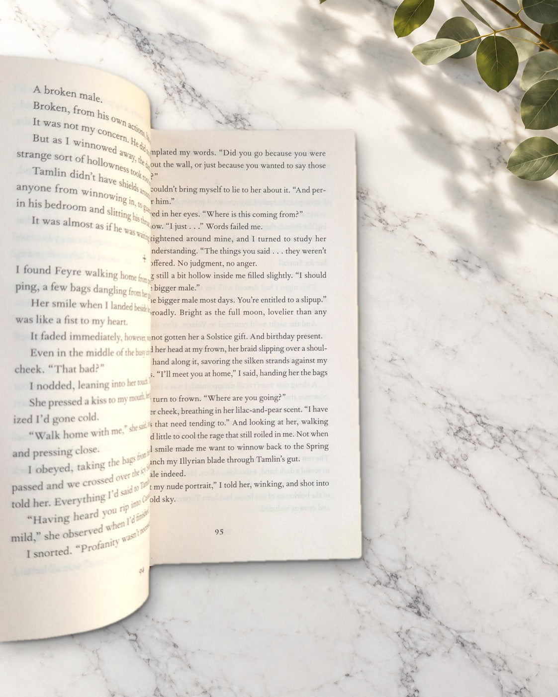 A Court of Frost and Starlight, inside pages