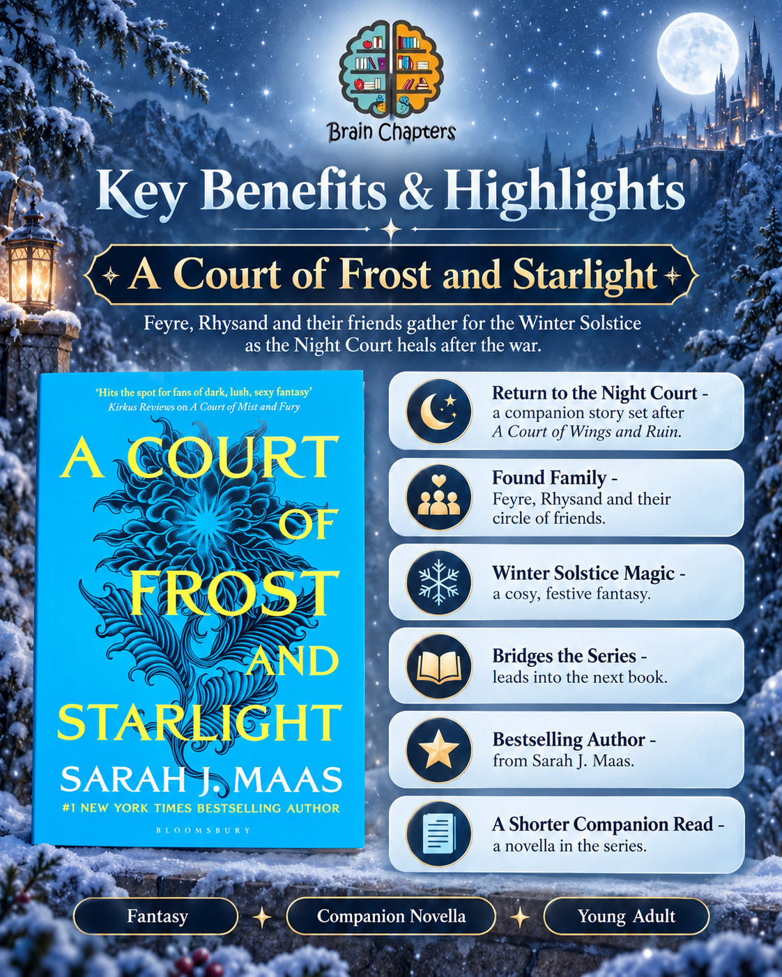 Key benefits and highlights of A Court of Frost and Starlight