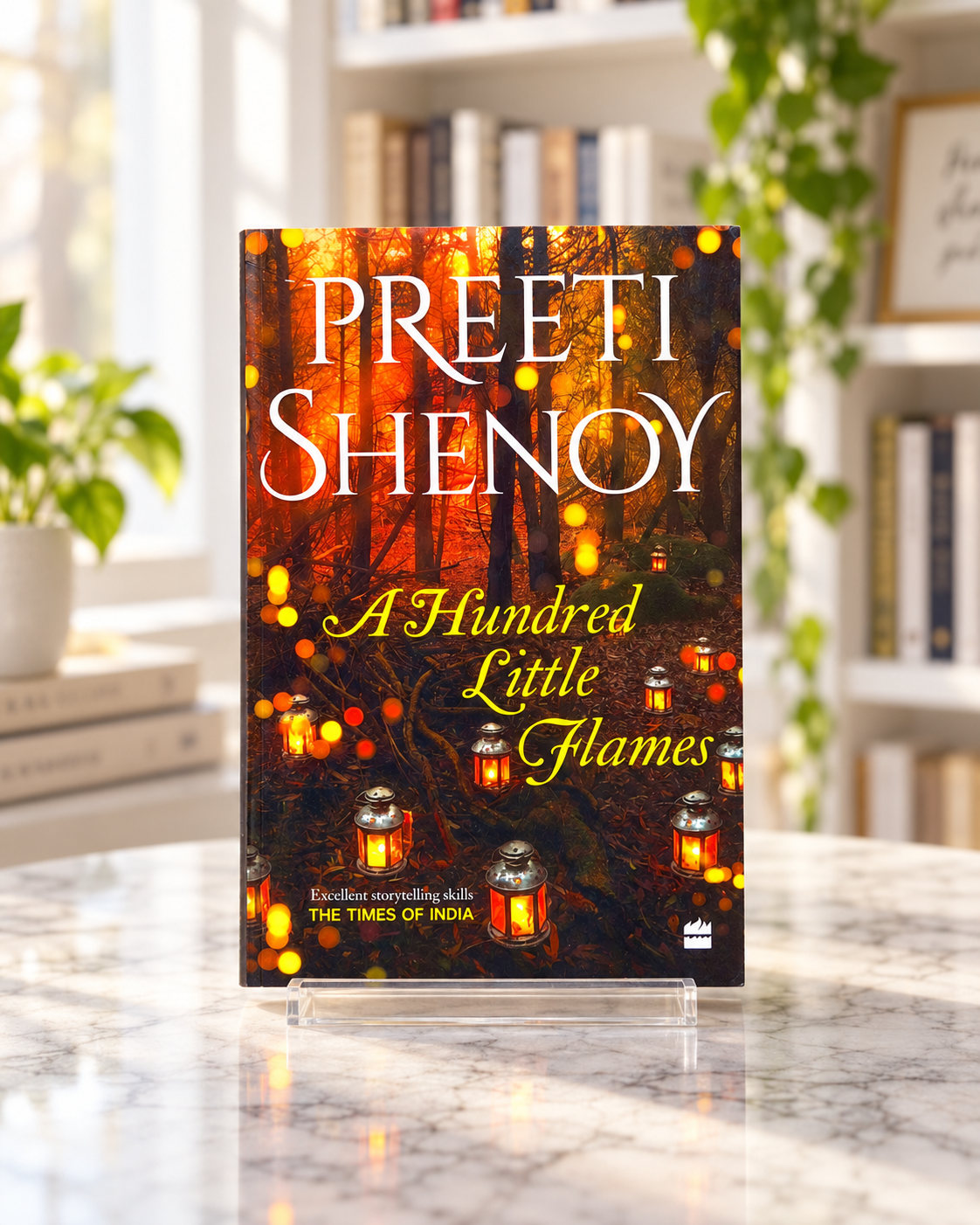 A Hundred Little Flames by Preeti Shenoy, paperback front cover