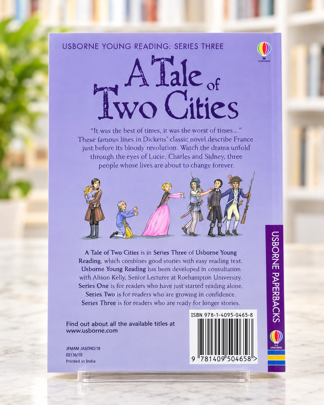 A Tale of Two Cities, back cover