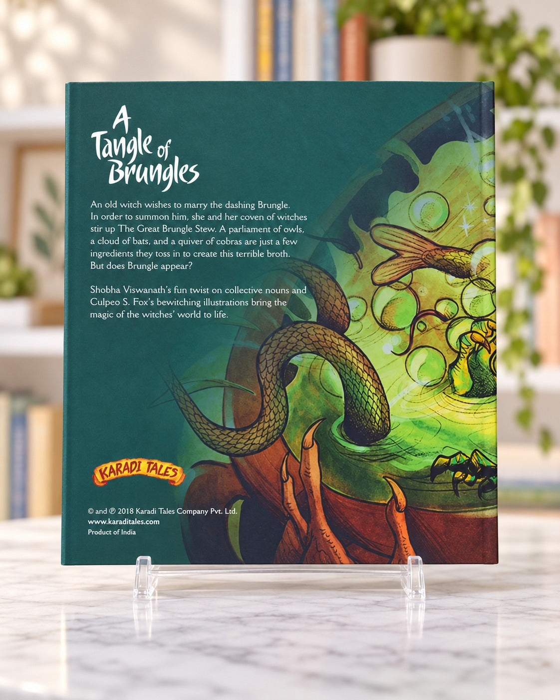 A Tangle of Brungles, back cover