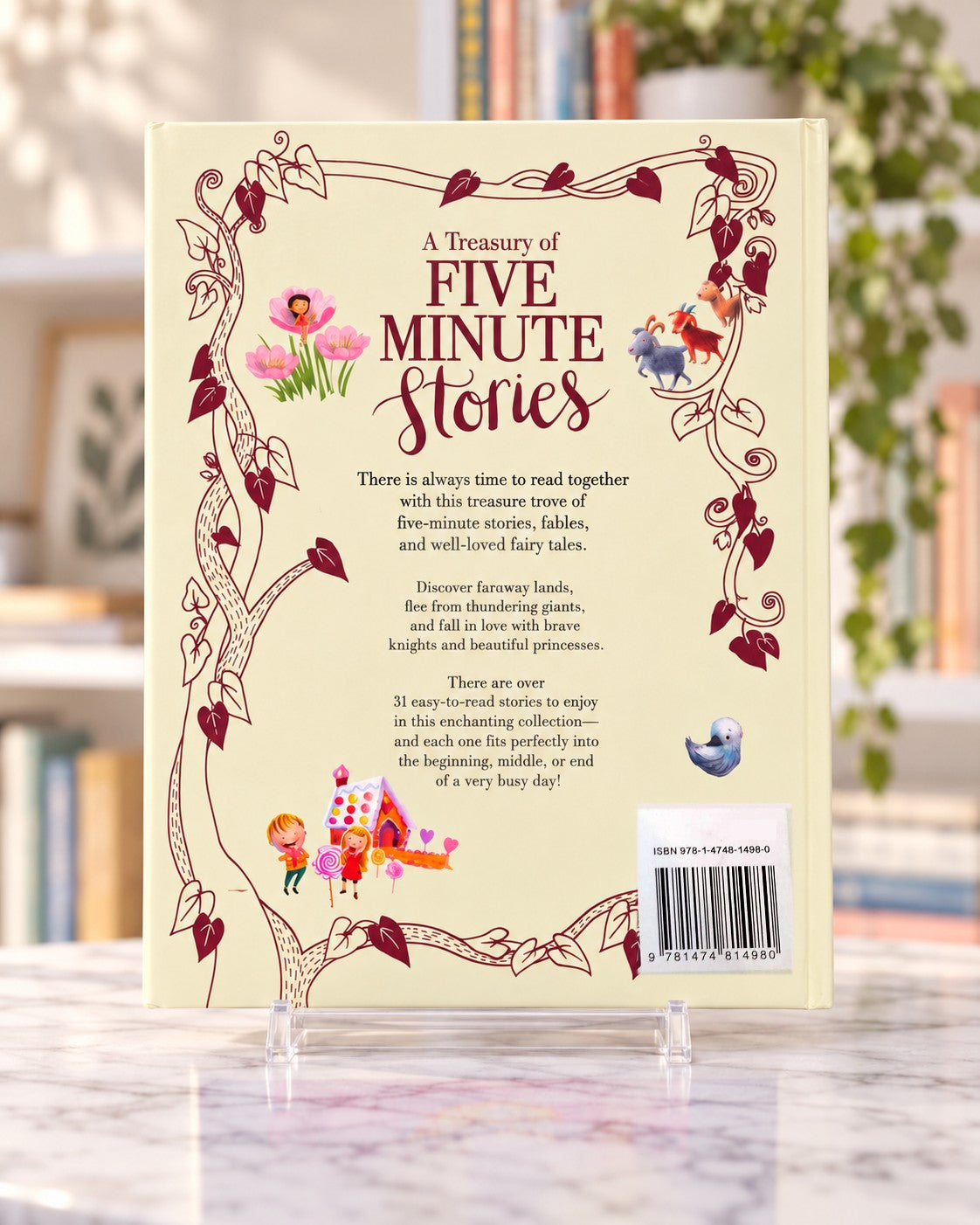 A Treasury of Five Minute Stories, back cover