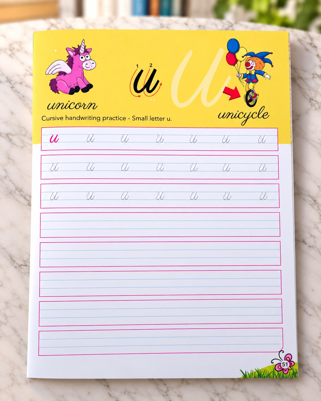 ABC Cursive Writing, inside pages