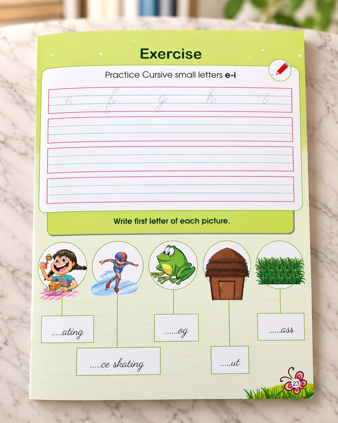 ABC Cursive Writing, inside pages