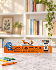 Add and Colour Reusable Colouring Roll (6 Inch), box front