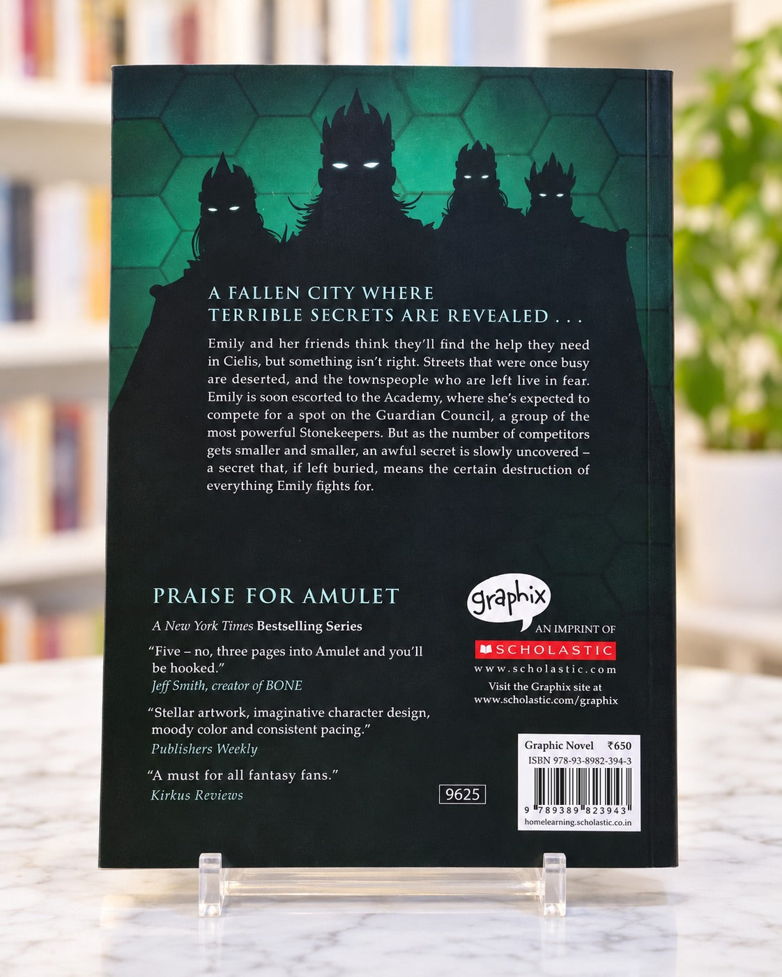 Amulet Book Four: The Last Council, back cover