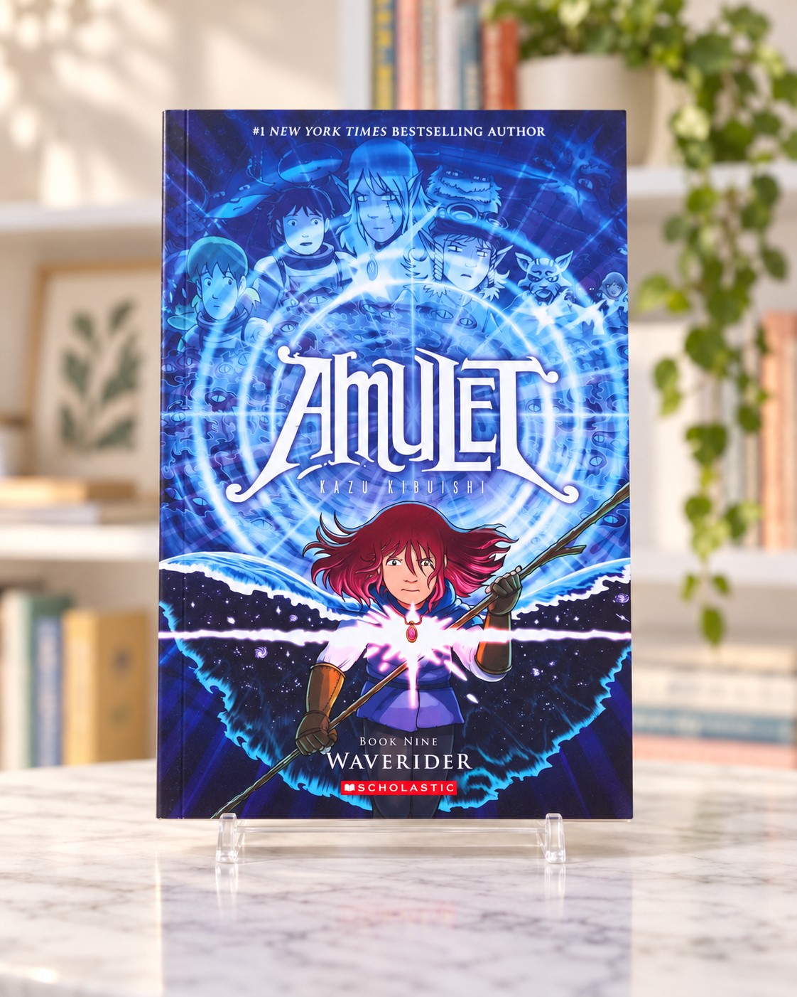 Amulet Book Nine: Waverider, front cover