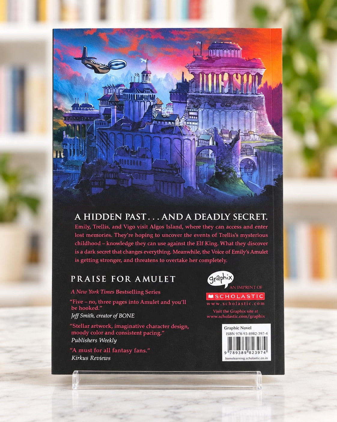 Amulet Book Seven: Firelight, back cover
