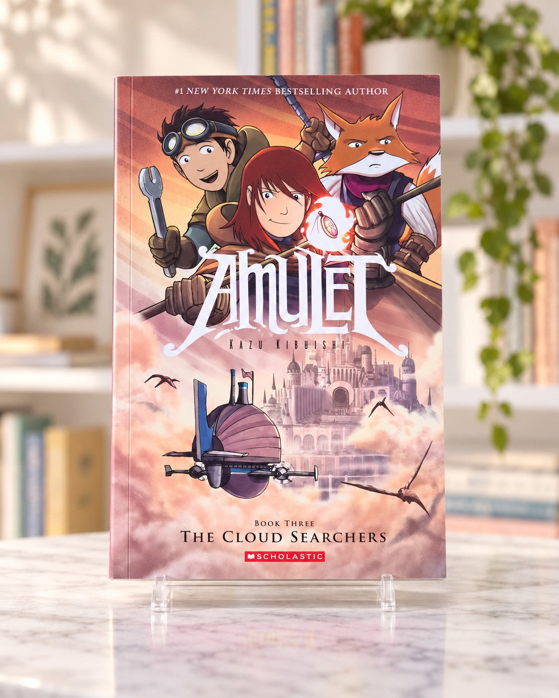 Amulet Book Three: The Cloud Searchers, front cover