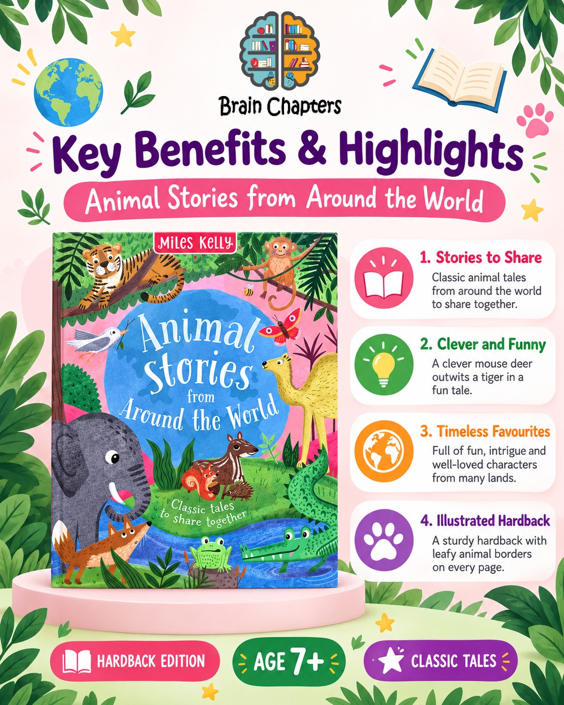 Key benefits and highlights of Animal Stories from Around the World