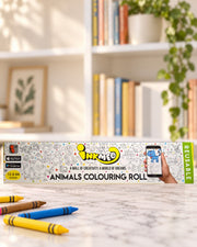 Animals Reusable Colouring Roll (12 Inch), box front