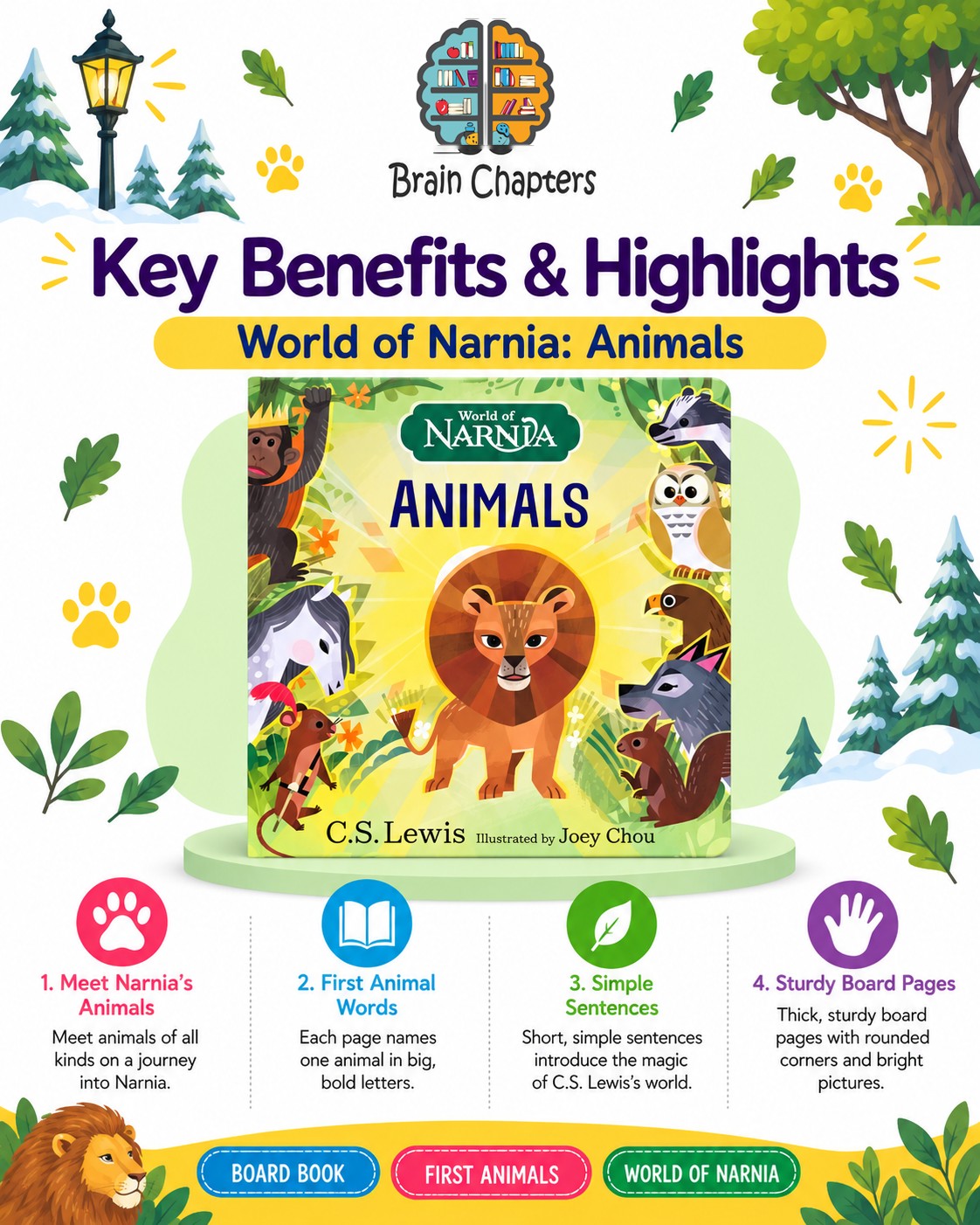 Key benefits and highlights of Animals - World of Narnia