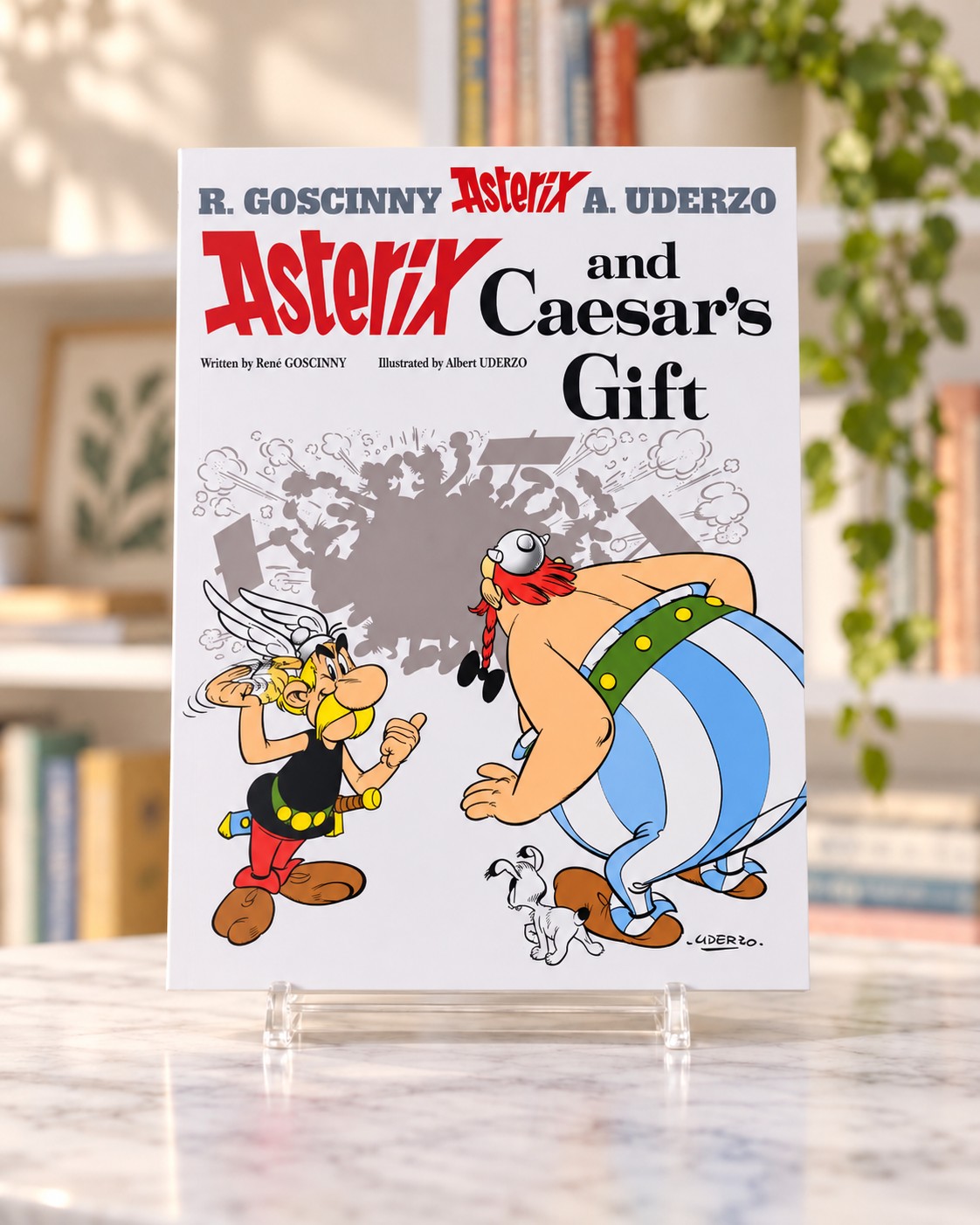 Asterix and Caesar's Gift, front cover