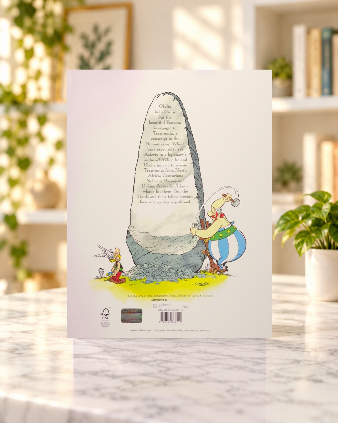 Asterix The Legionary, back cover