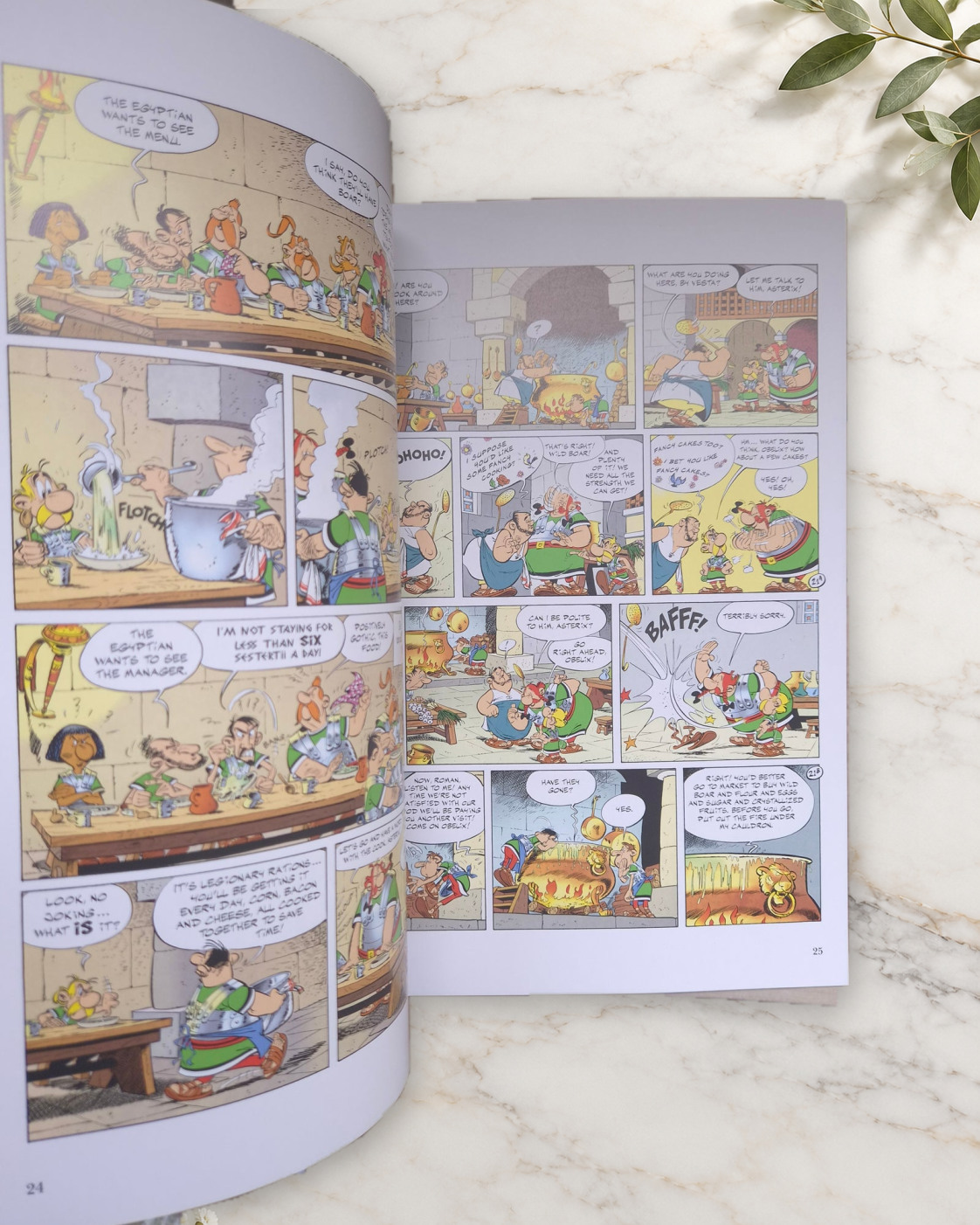 Asterix the Legionary, inside pages 24 and 25
