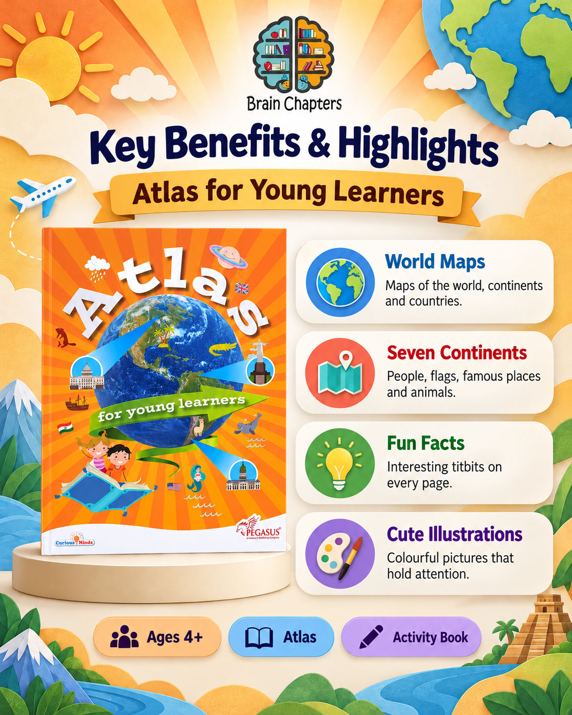 Key benefits and highlights of Atlas for young Learners