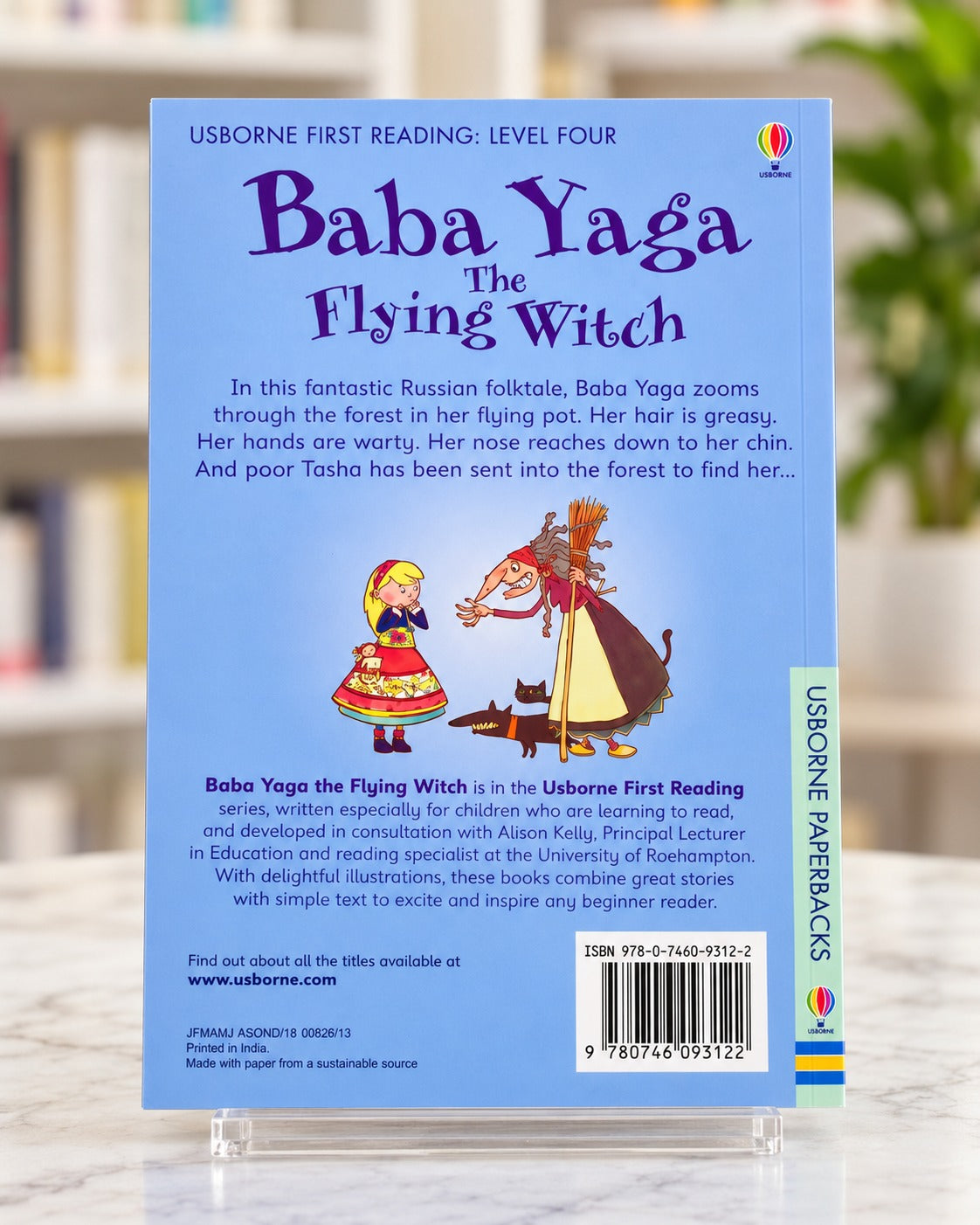 Baba Yaga The Flying Witch, back cover