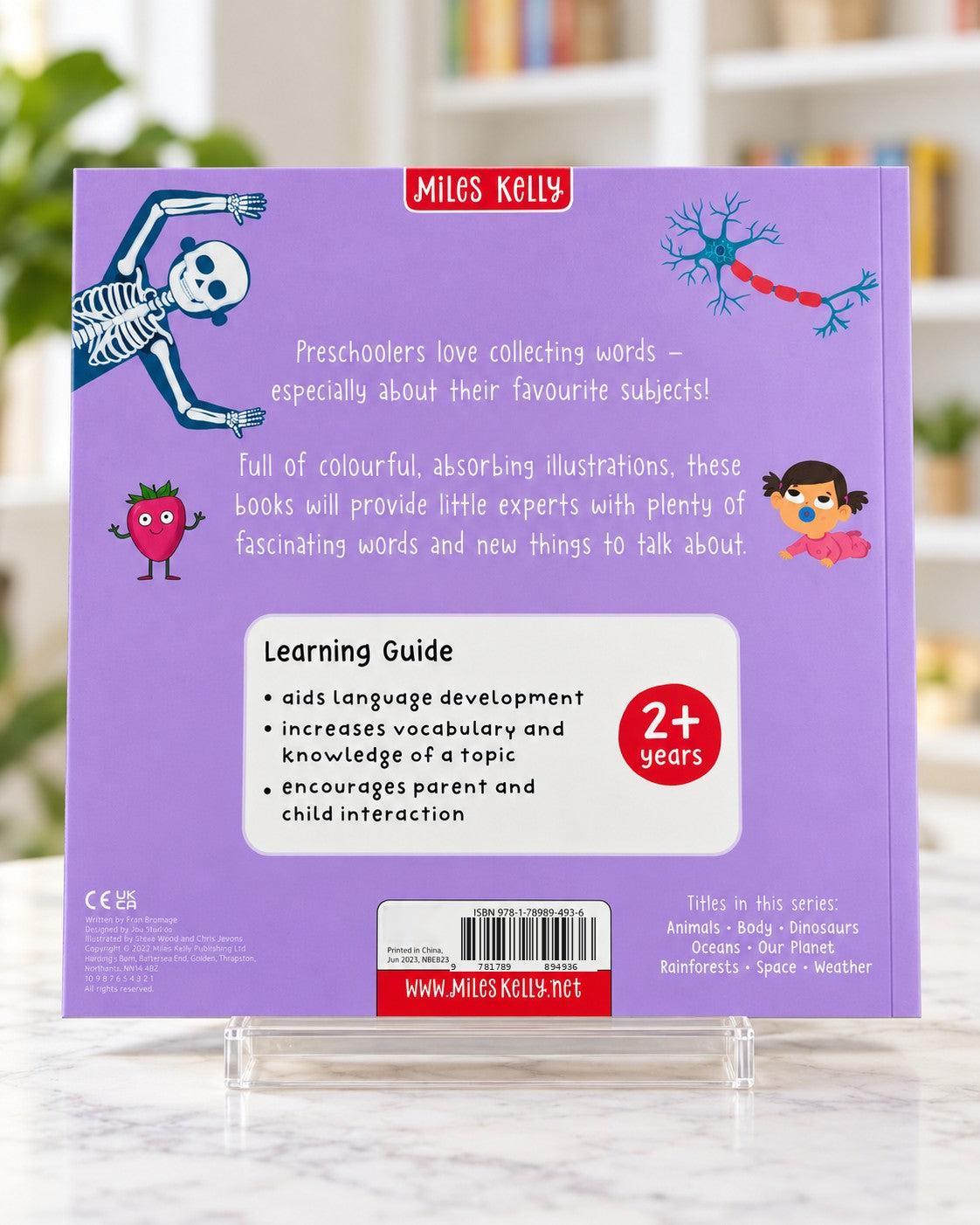 Big Words for Little Experts: Body, back cover