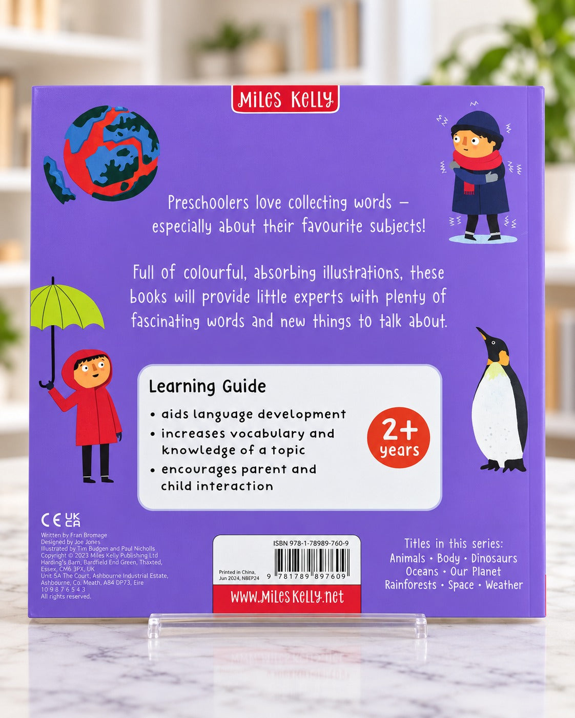 Big Words for Little Experts: Our Planet, back cover