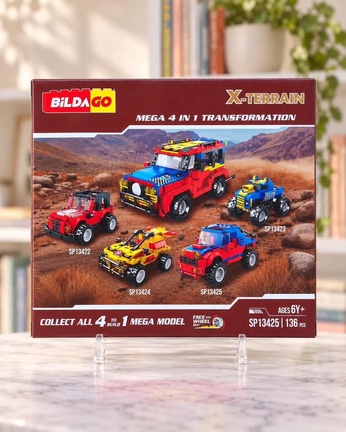 BiLDAGO X-Terrain sports car series, box back
