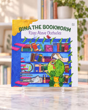 Bina the Bookworm Rises Above Obstacles, front cover