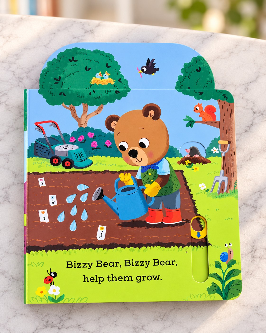 Bizzy Bear Little Gardener, inside page 1