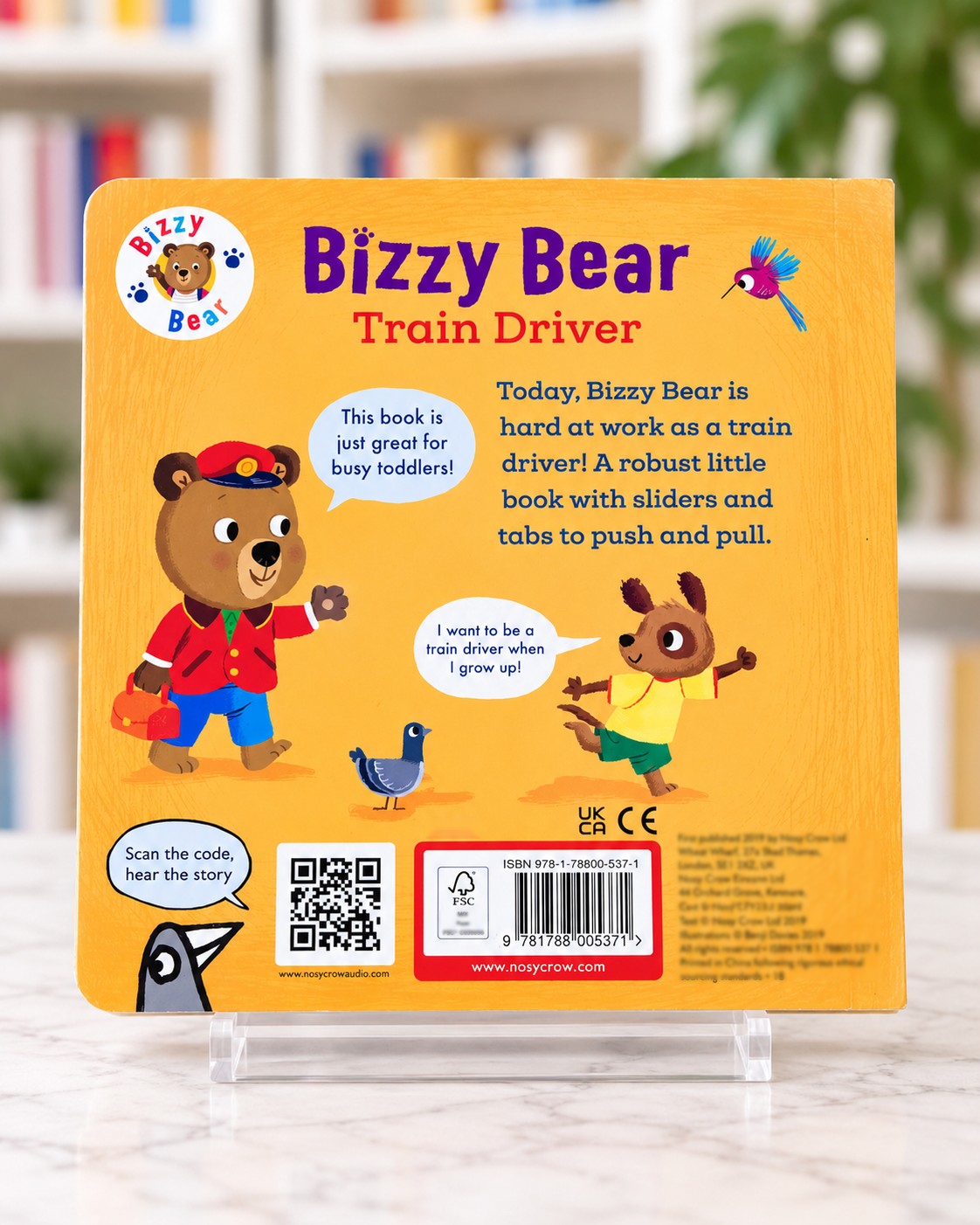 Bizzy Bear Train Driver, back cover