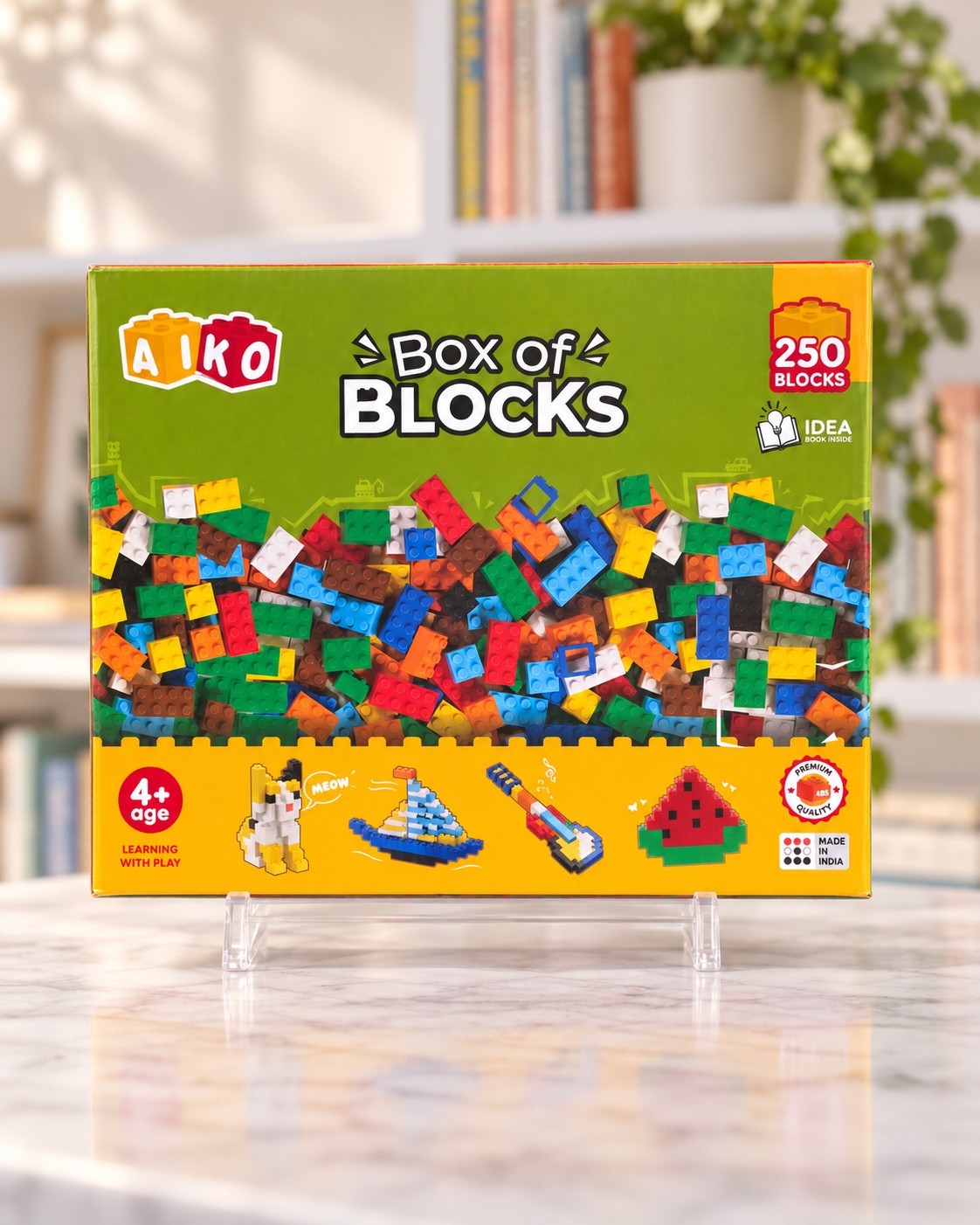 Box of Blocks 250 pcs, box front