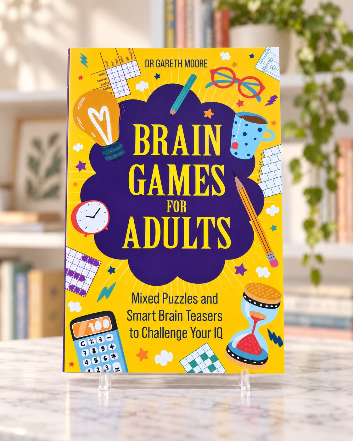 Brain Games for Adults, front cover