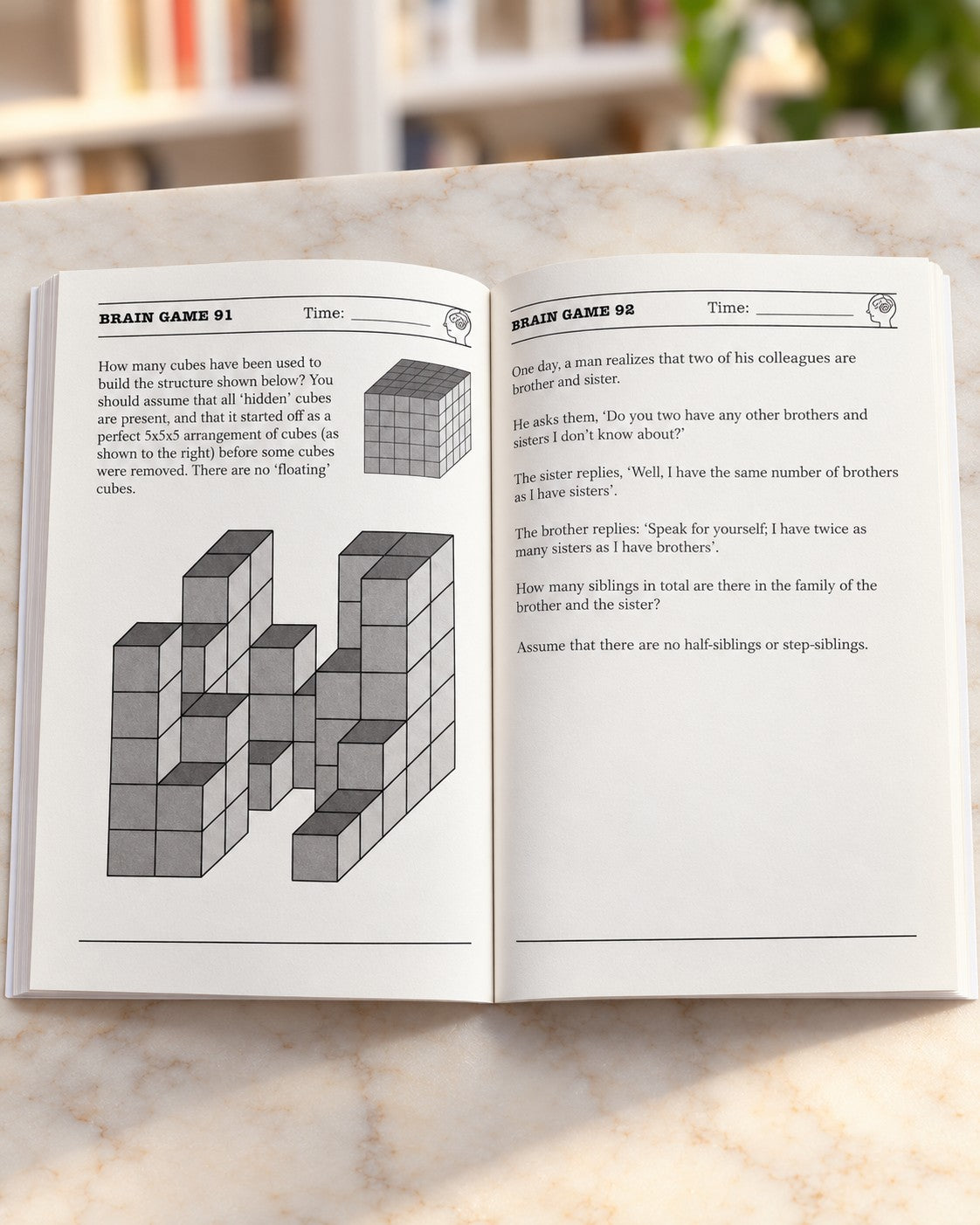 Brain Games for Adults, inside pages 2