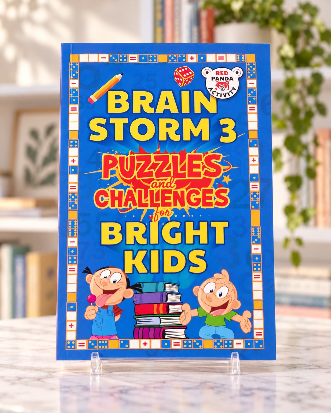 Brain Storm 3: Puzzles and Challenges for Bright Kids, front cover