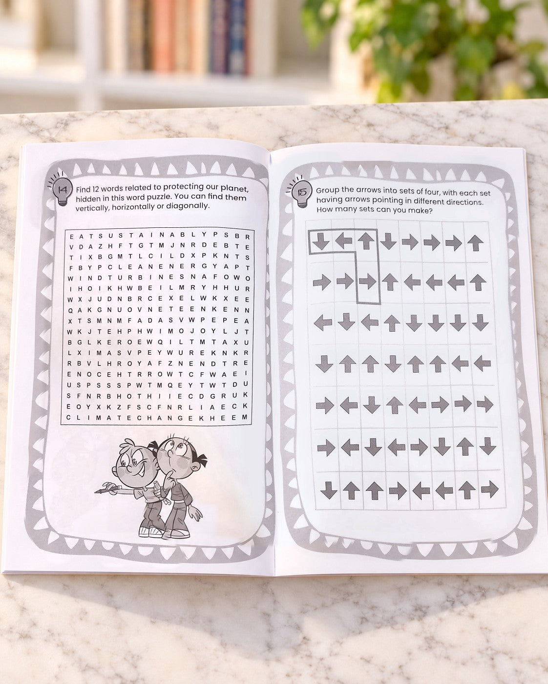 Brain Storm 3: Puzzles and Challenges for Bright Kids, inside pages