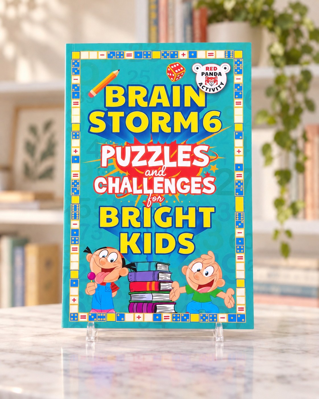 Brain Storm 6: Puzzles and Challenges for Bright Kids, front cover